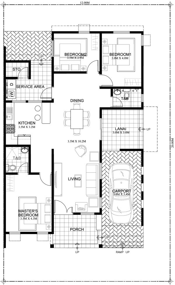 Edwardo - One Story Dream House Plan