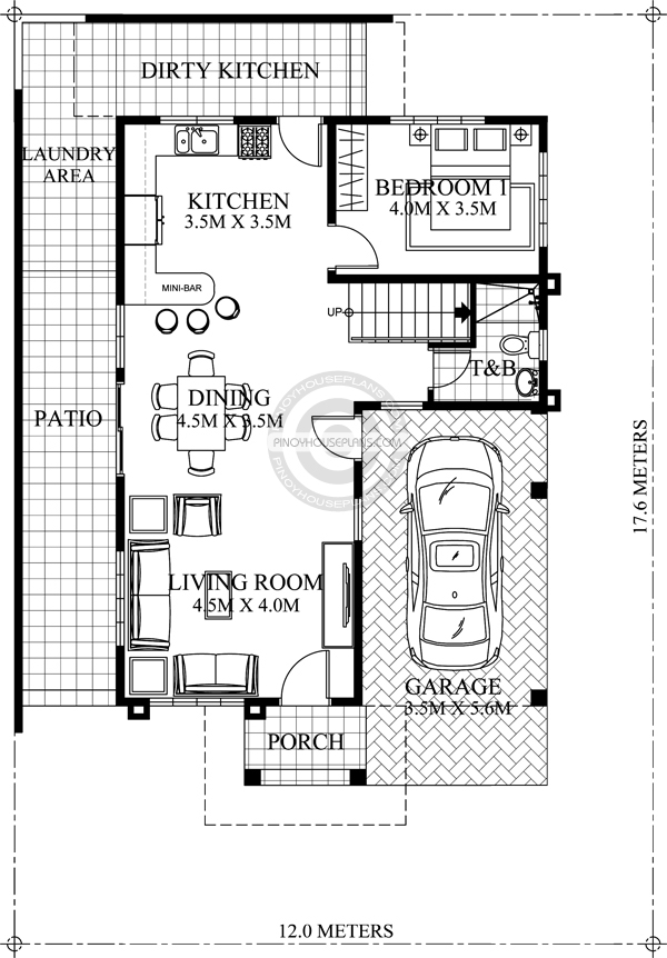 Contemporary House Plans Featuring Florante - Pinoy House Plans