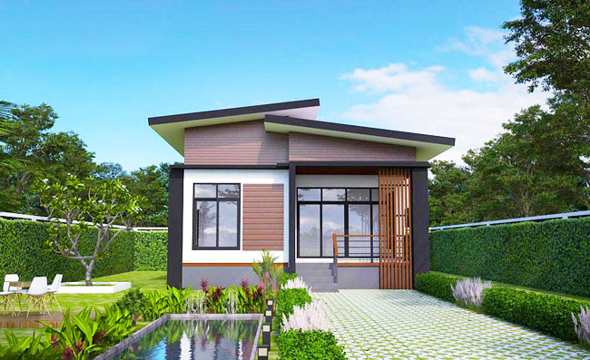 Elevated Modern Single Storey House - Pinoy House Plans