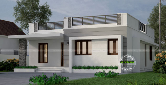 One Storey with Roof Deck Indian House Concept - Pinoy House Plans