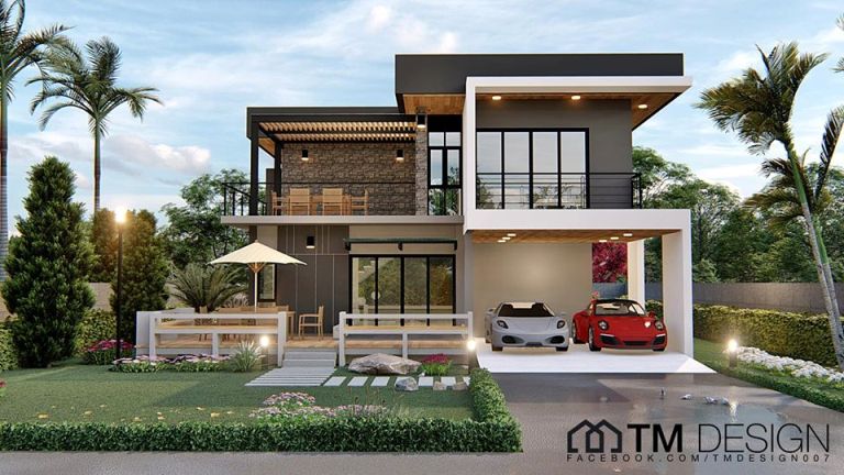 Jaw-dropping double-storey house with four bedrooms - Pinoy House